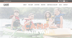 Desktop Screenshot of camphatikvah.com